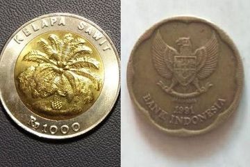 Detail Gambar Uang 1000 Rupiah Logam Nomer 7