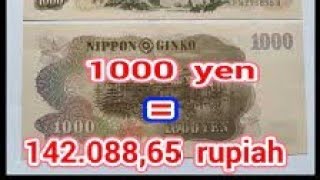 Detail Gambar Uang 1000 Yen Nomer 29