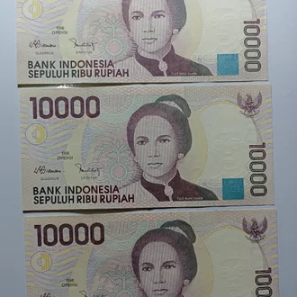 Detail Gambar Uang 10000 Nomer 32