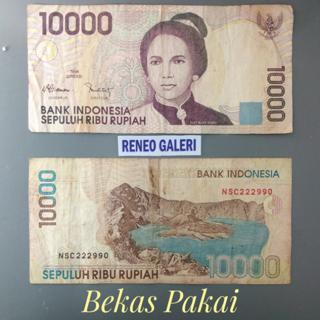 Detail Gambar Uang 10000 Nomer 43