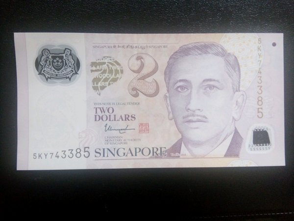Gambar Uang 2 Dolar Singapura - KibrisPDR