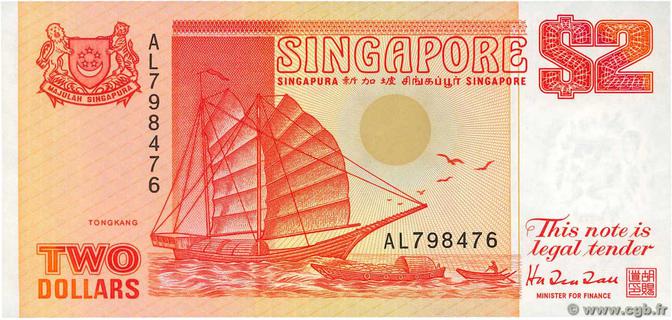 Detail Gambar Uang 2 Dolar Singapura Nomer 18