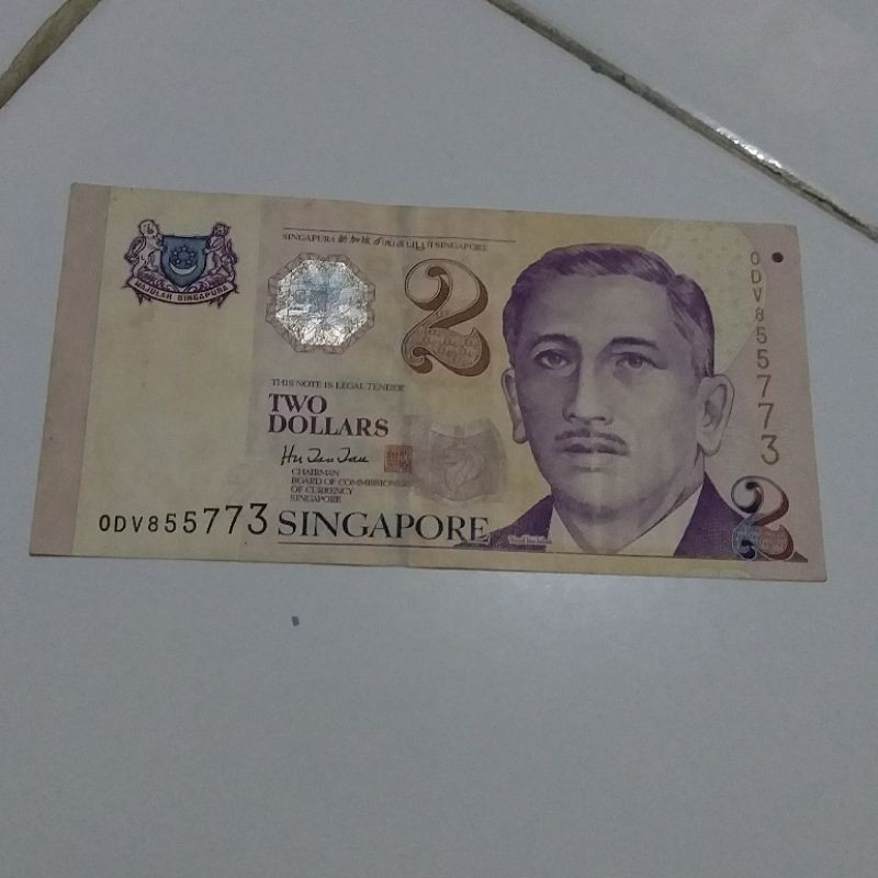 Detail Gambar Uang 2 Dolar Singapura Nomer 6