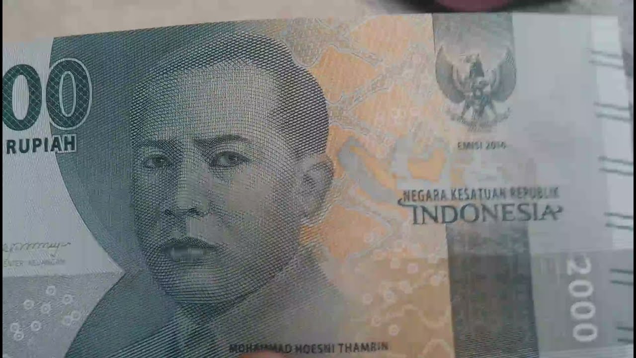 Detail Gambar Uang 2000 Rupiah Nomer 44