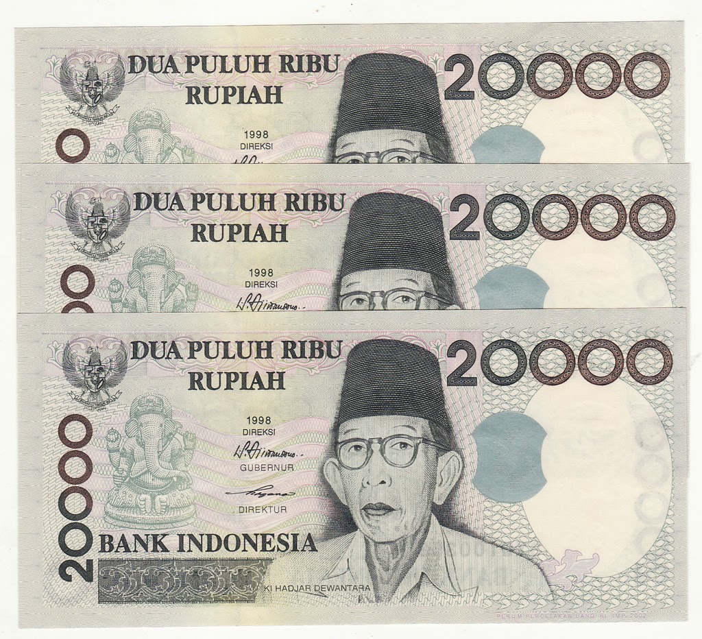 Detail Gambar Uang 20000 Rupiah Nomer 51