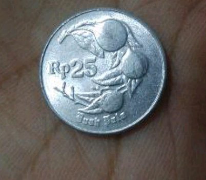 Detail Gambar Uang 25 Rupiah Nomer 12