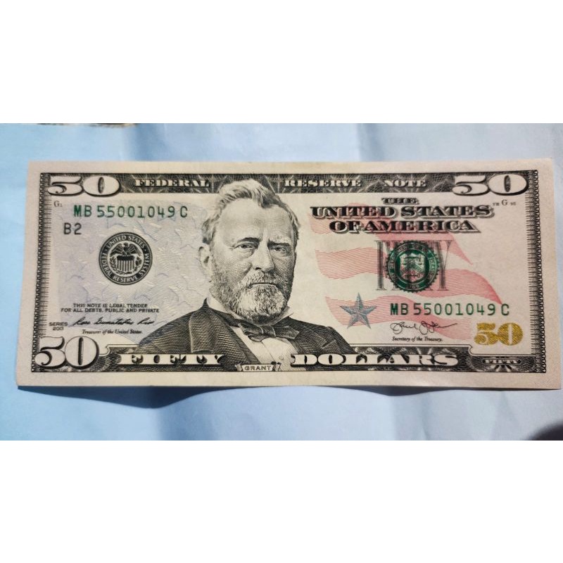Detail Gambar Uang 50 Dolar Amerika Nomer 4