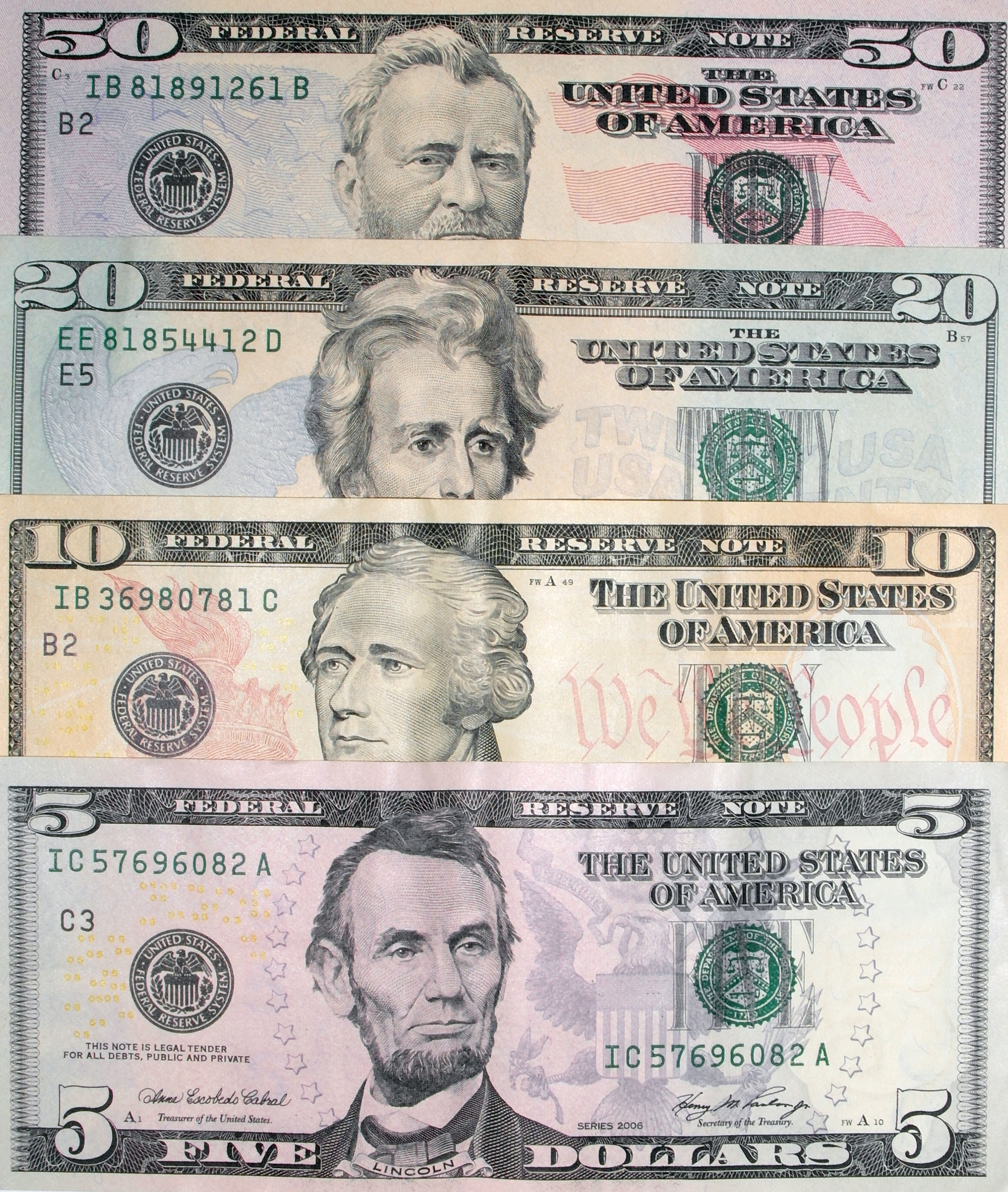 Detail Gambar Uang 50 Dolar Amerika Nomer 45