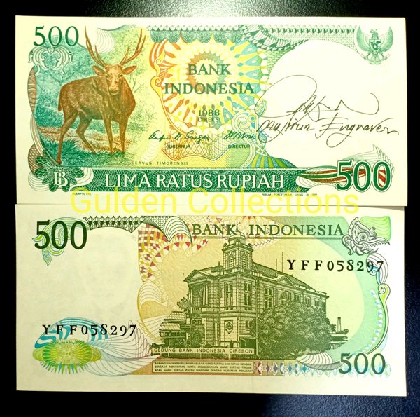 Detail Gambar Uang 500 Rupiah Nomer 21