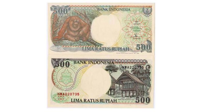 Detail Gambar Uang 500 Rupiah Nomer 4