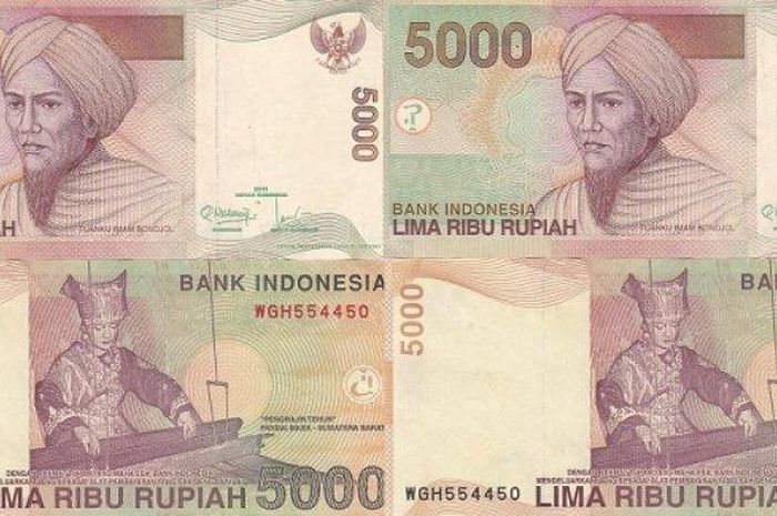 Detail Gambar Uang 5000 Rupiah Nomer 14