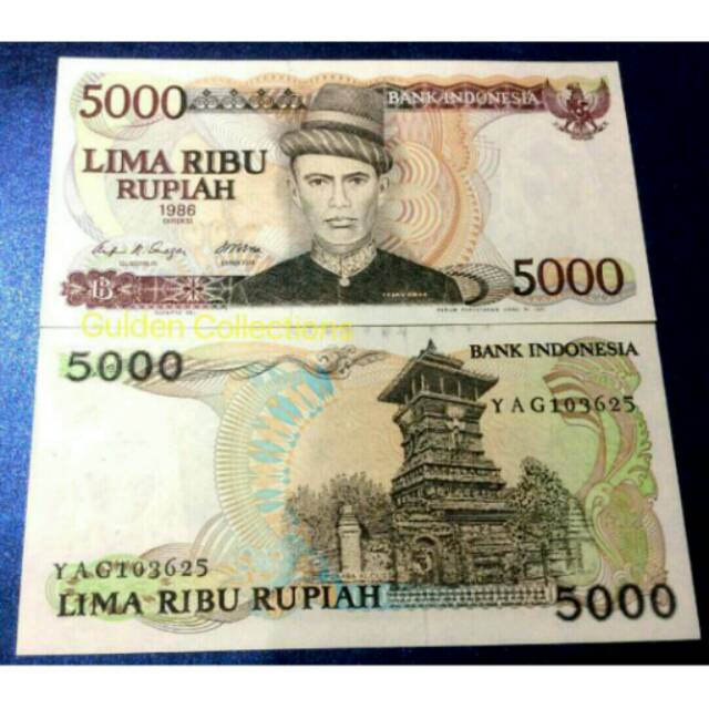 Detail Gambar Uang 5000 Rupiah Nomer 30