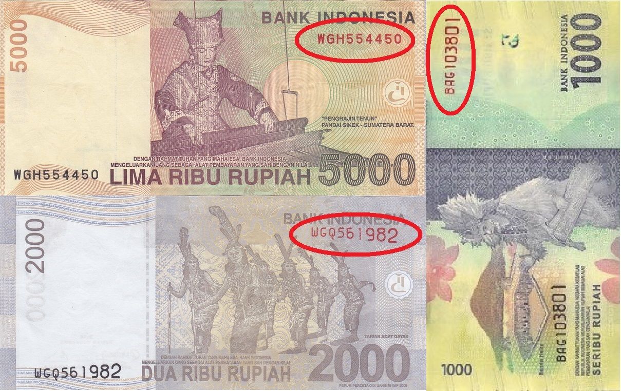 Detail Gambar Uang 5000 Rupiah Nomer 31