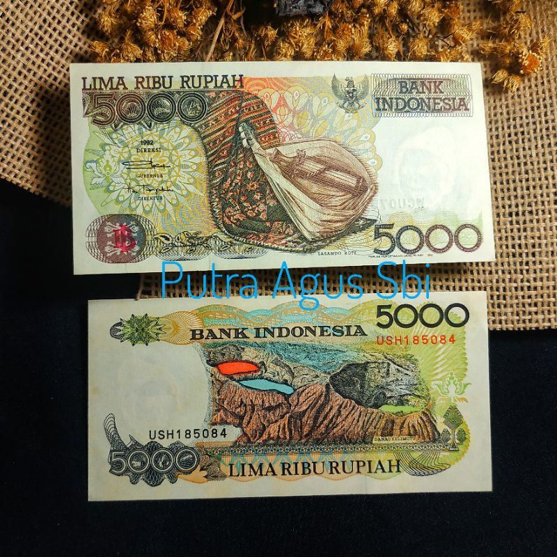 Detail Gambar Uang 5000 Rupiah Nomer 40