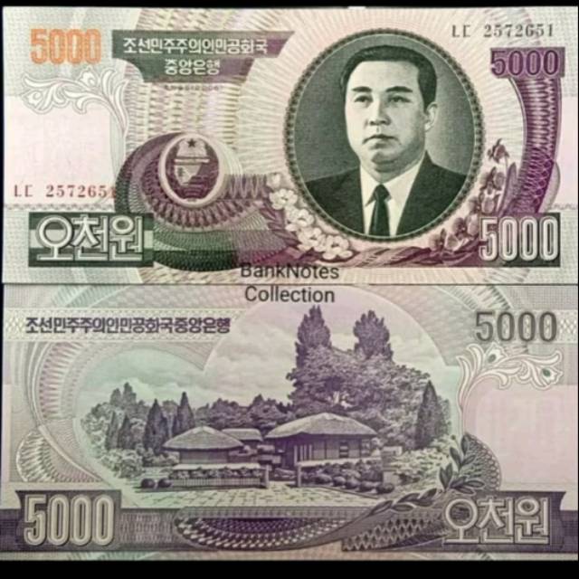 Gambar Uang Korea 5000 - KibrisPDR