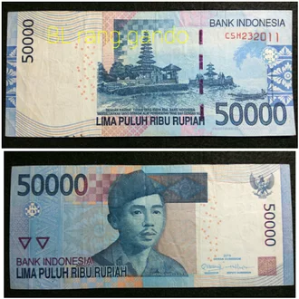 Detail Gambar Uang Lima Puluh Ribu Nomer 21