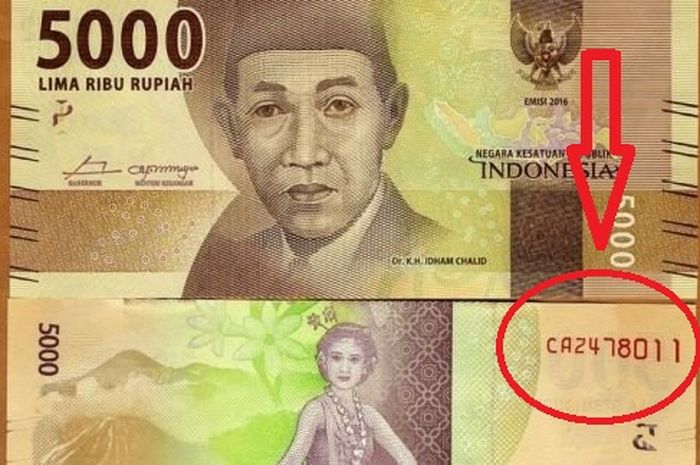 Detail Gambar Uang Lima Ribu Nomer 6