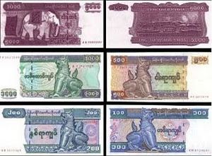 Gambar Uang Myanmar - KibrisPDR