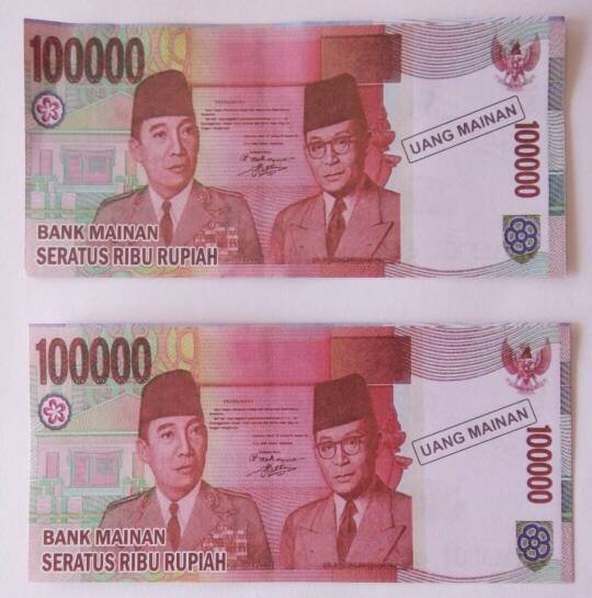 Detail Gambar Uang Rp100 000 Nomer 23