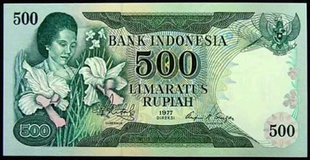 Detail Gambar Uang Rupiah Indonesia Tahun 1972 Nomer 2