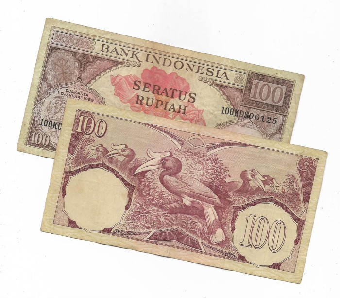 Detail Gambar Uang Rupiah Indonesia Tahun 1972 Nomer 16