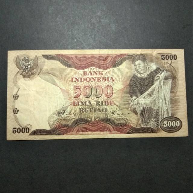 Detail Gambar Uang Rupiah Indonesia Tahun 1972 Nomer 20