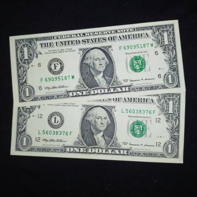 Detail Gambar Uang Satu Dolar Nomer 24