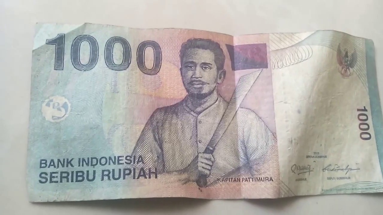 Detail Gambar Uang Seribu Rupiah Nomer 32