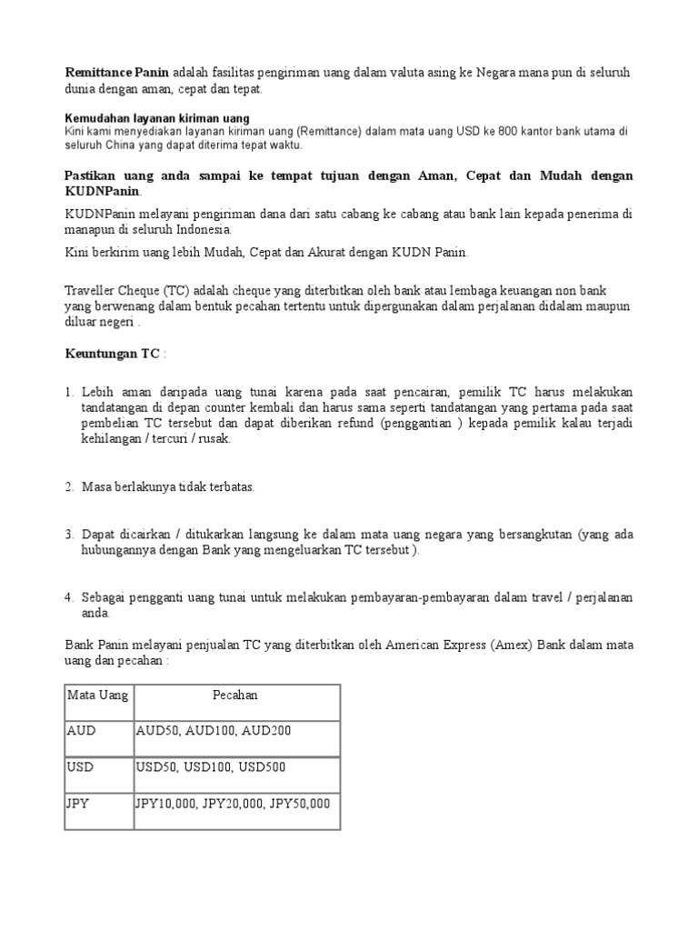 Detail Gambar Uang Tunai Travelers Check Gambar Bilyet Giro Nomer 46