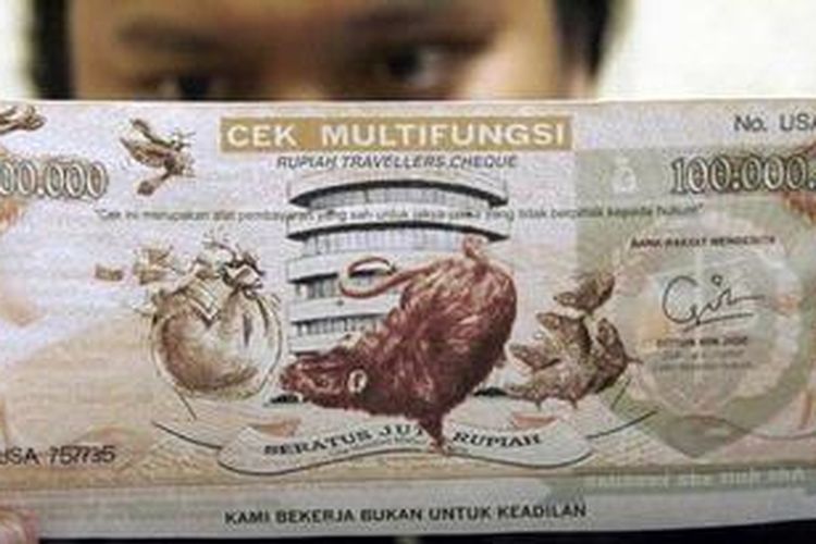 Detail Gambar Uang Tunai Travelers Check Gambar Biyet Giro Bank Nomer 16