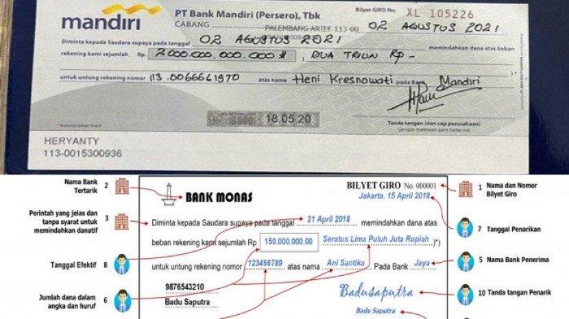 Detail Gambar Uang Tunai Travelers Check Gambar Biyet Giro Bank Nomer 18