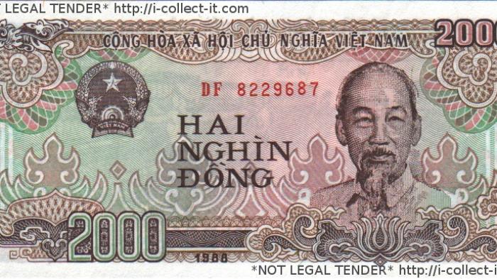 Detail Gambar Uang Vietnam Nomer 20