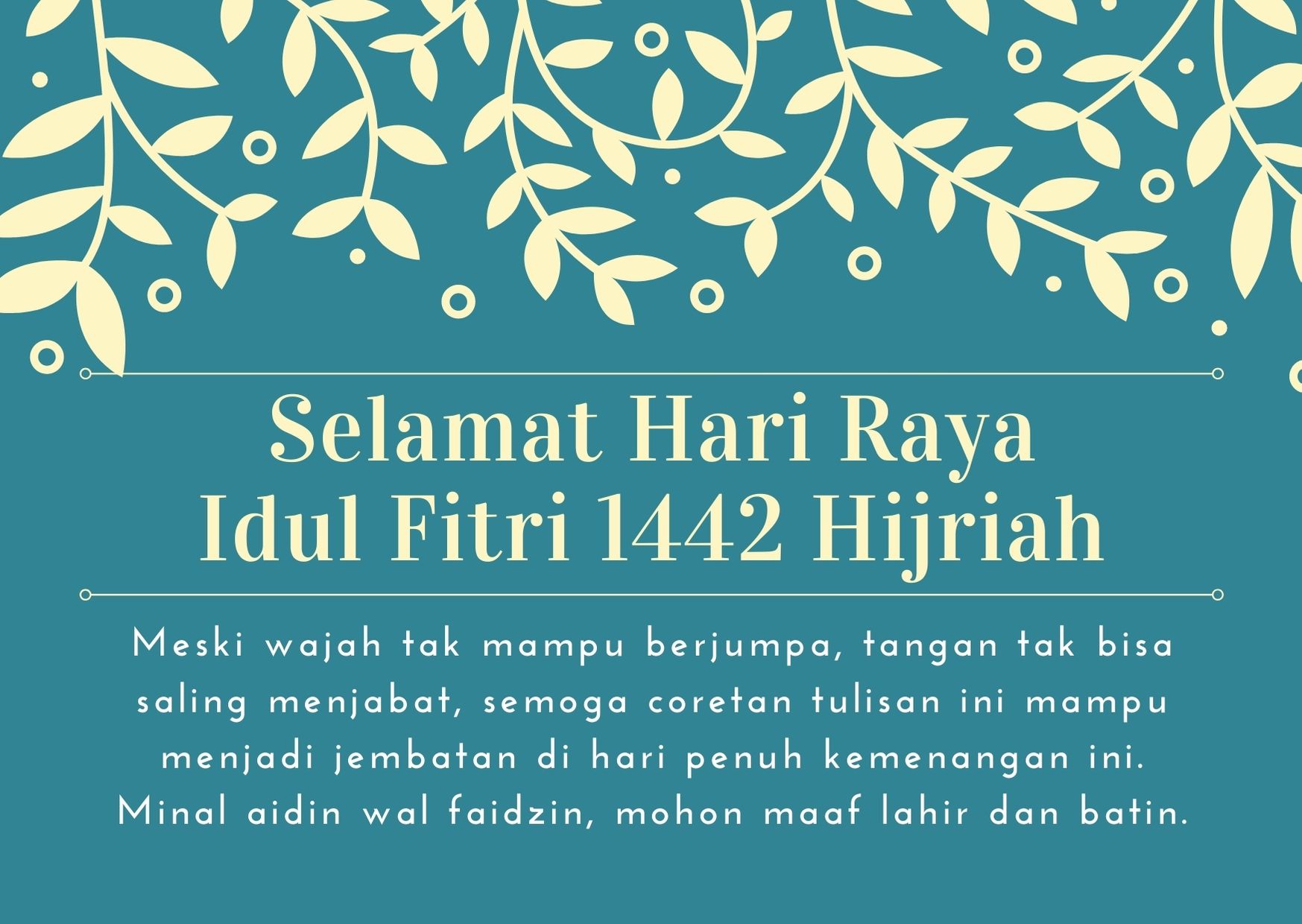 Detail Gambar Ucapan Minal Aidin Wal Faizin Nomer 12