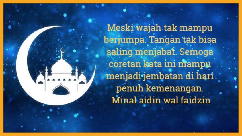 Detail Gambar Ucapan Minal Aidin Wal Faizin Nomer 28