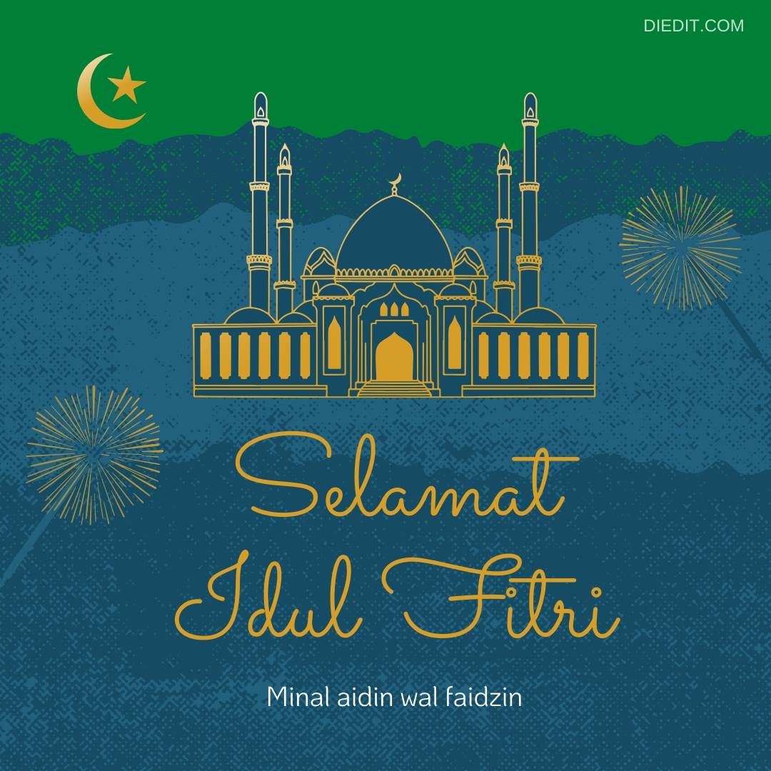 Detail Gambar Ucapan Minal Aidin Wal Faizin Nomer 39