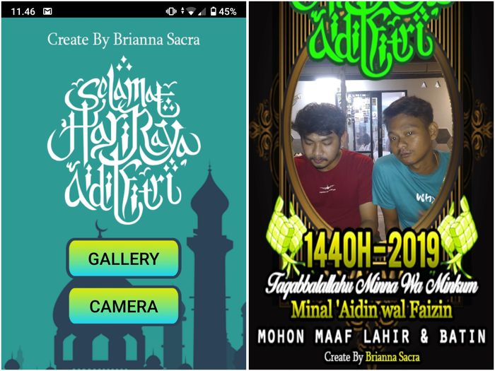 Detail Gambar Ucapan Minal Aidin Wal Faizin Nomer 41