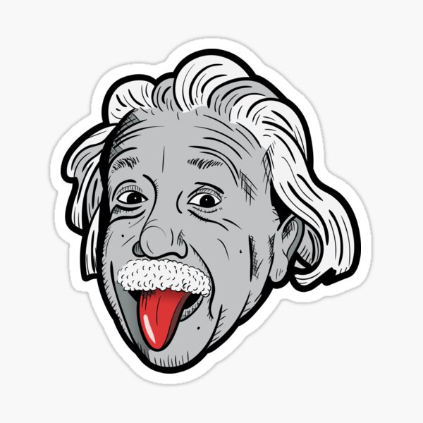 Detail Aufkleber Einstein Nomer 2