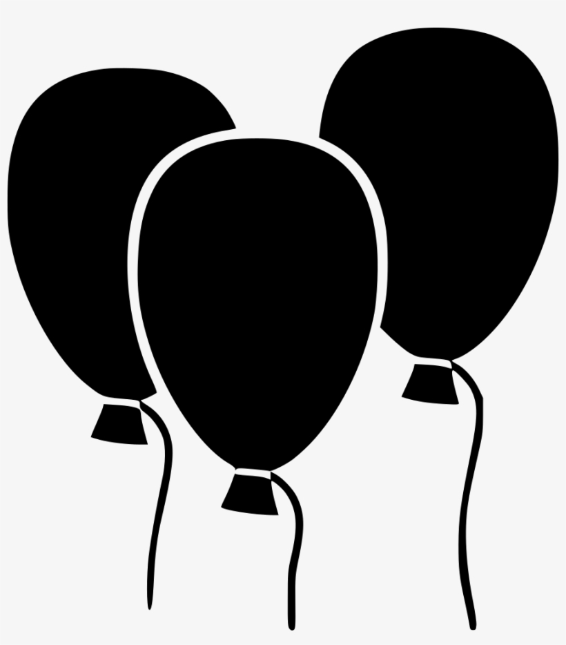 Detail Balloon Black And White Png Nomer 15