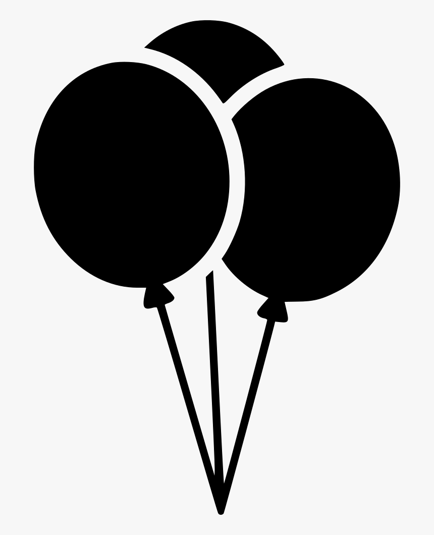Detail Balloon Black And White Png Nomer 3