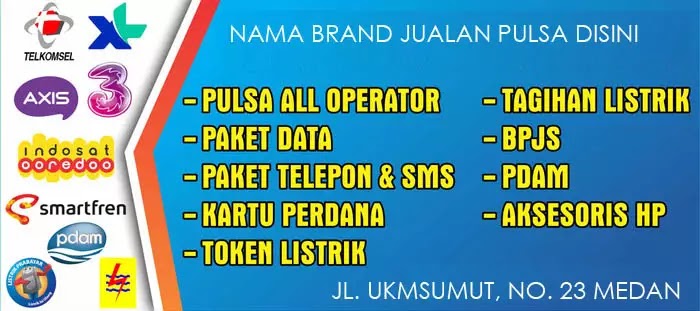 Detail Desain Banner Jualan Pulsa Nomer 17