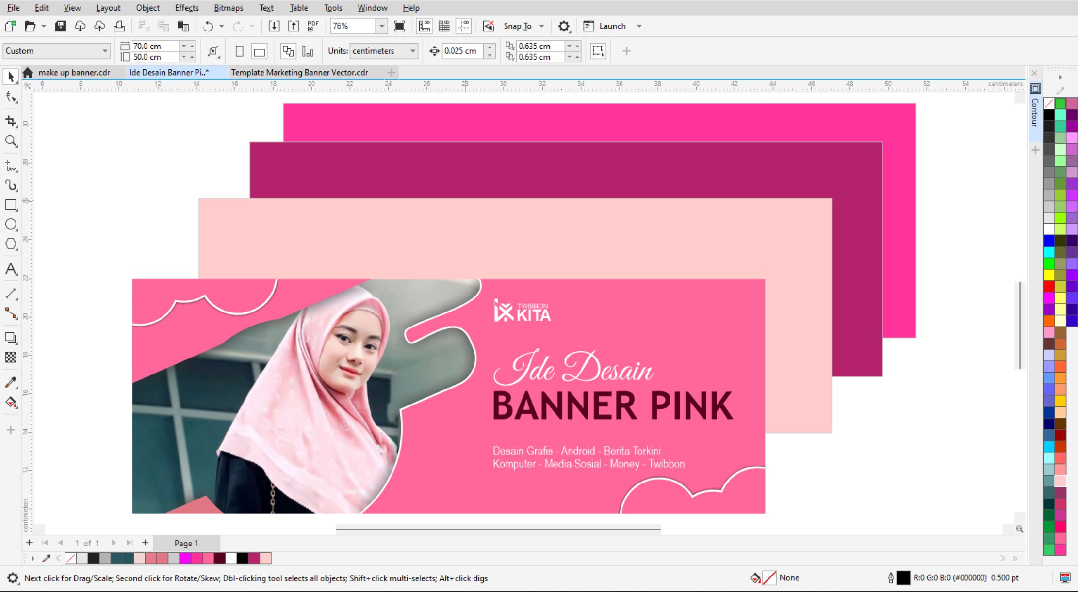 Desain Banner Keren Cdr - 55+ Koleksi Gambar