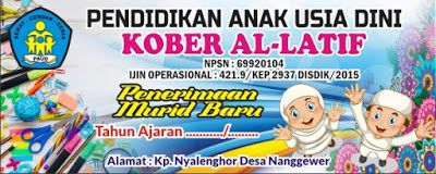 Detail Desain Banner Paud Nomer 17