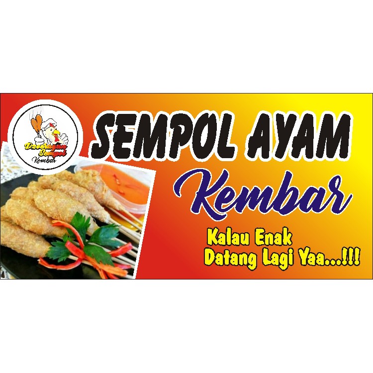 Desain Banner Sempol Ayam - KibrisPDR