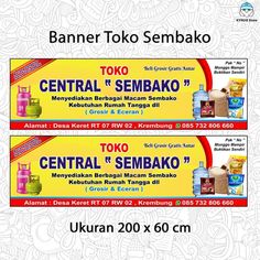 Detail Desain Banner Toko Kelontong Nomer 21