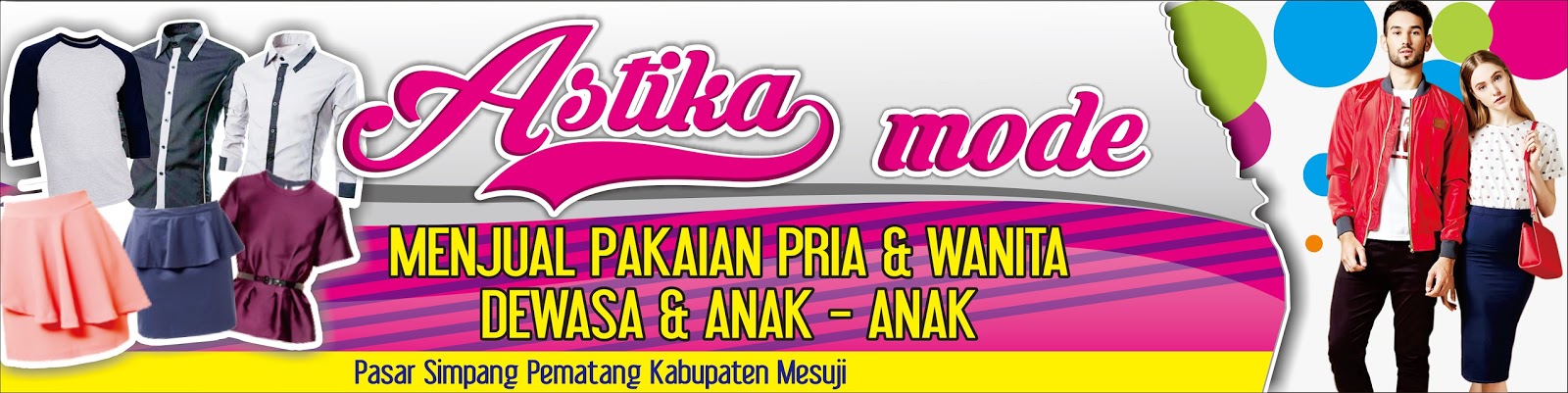 Detail Desain Banner Toko Pakaian Cdr Nomer 4