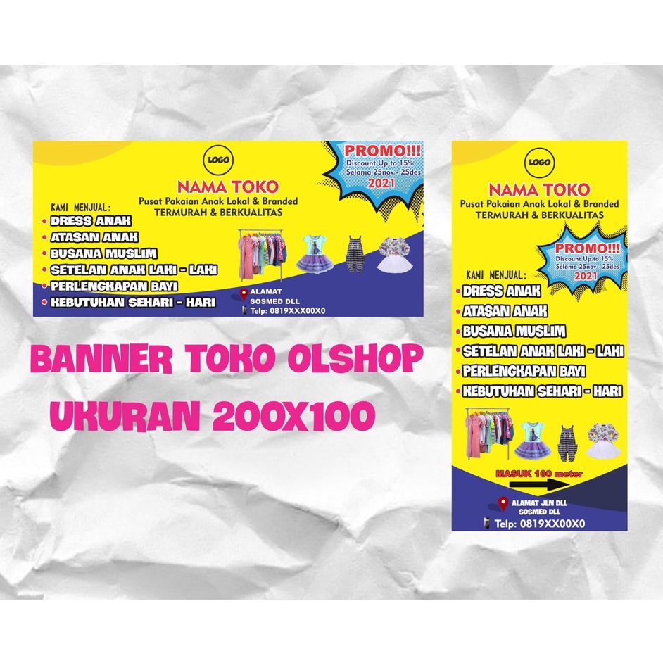 Detail Desain Banner Toko Pakaian Cdr Nomer 52