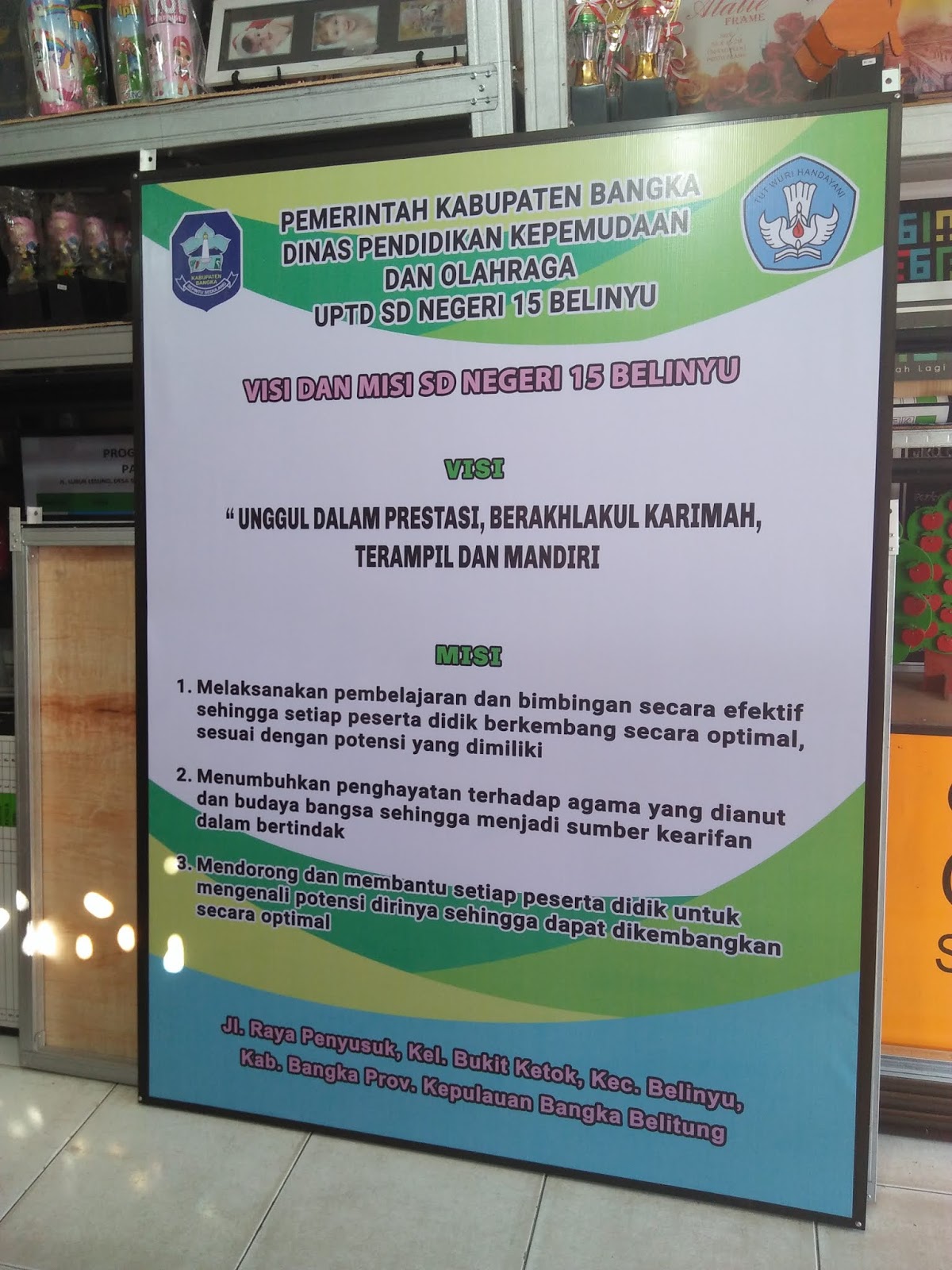 Detail Desain Banner Visi Misi Sekolah Nomer 21