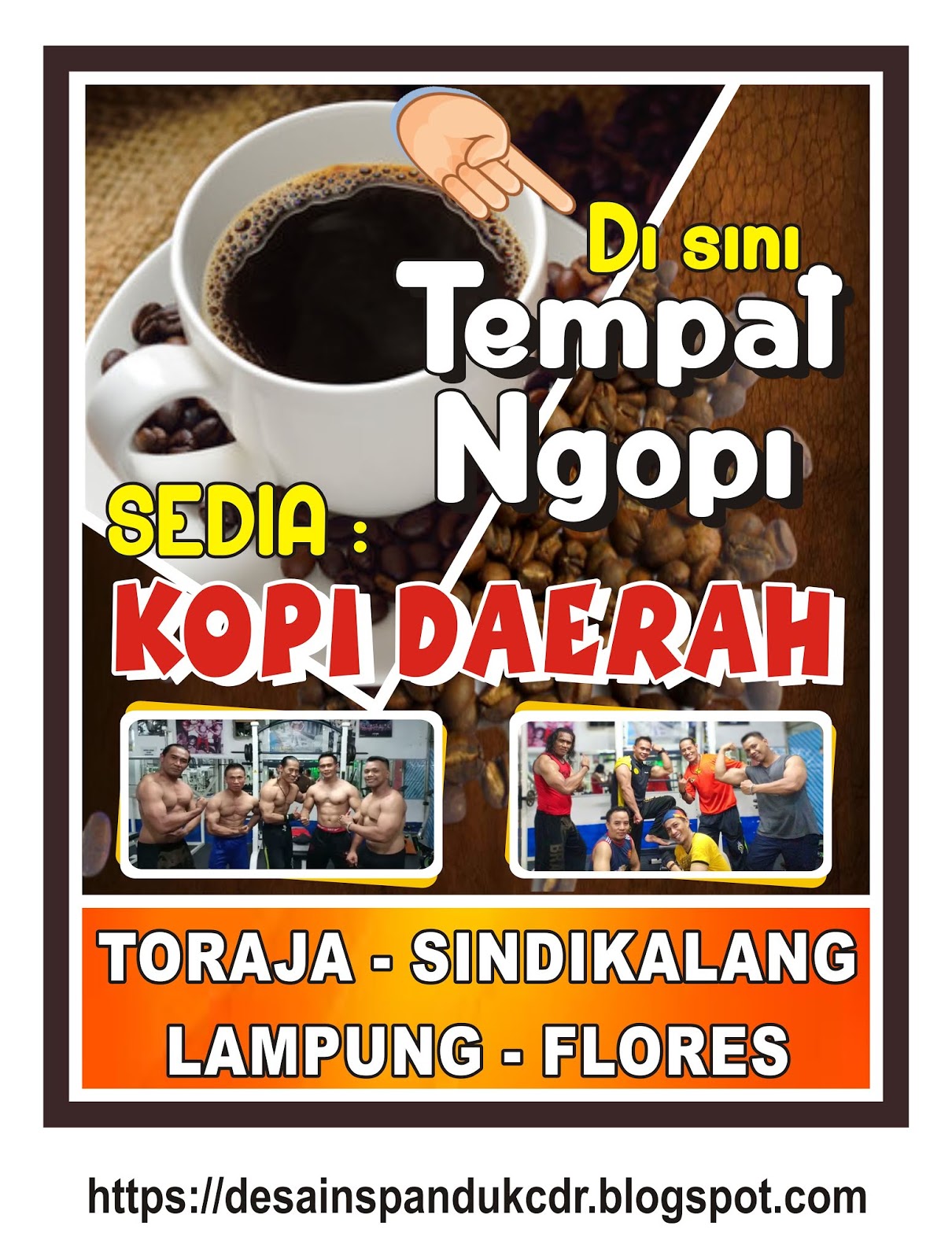 Detail Desain Banner Warung Kopi Cdr Nomer 17