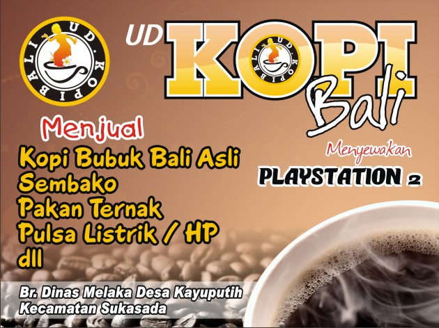 Detail Desain Banner Warung Kopi Cdr Nomer 27