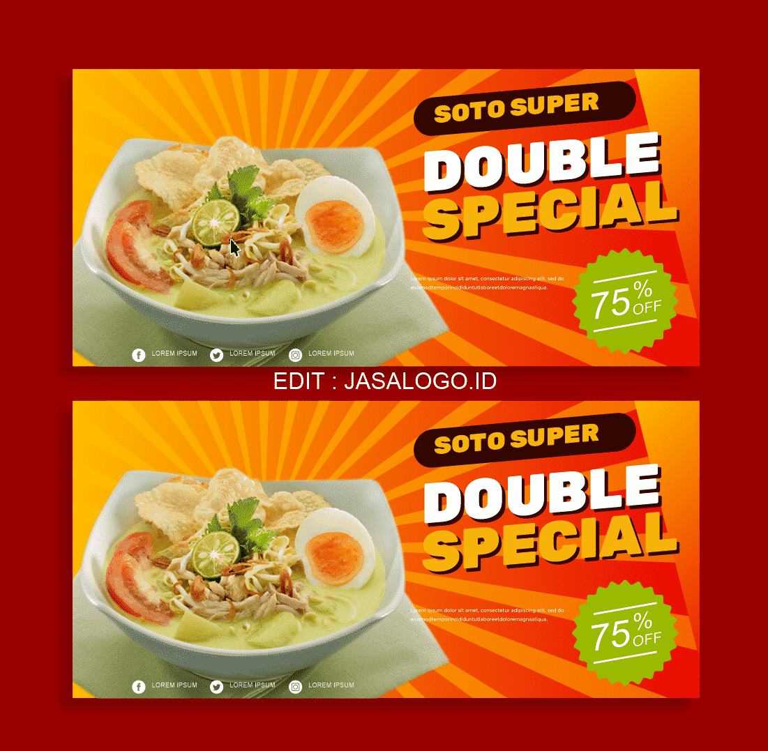 Detail Desain Banner Warung Makan Cdr Nomer 18